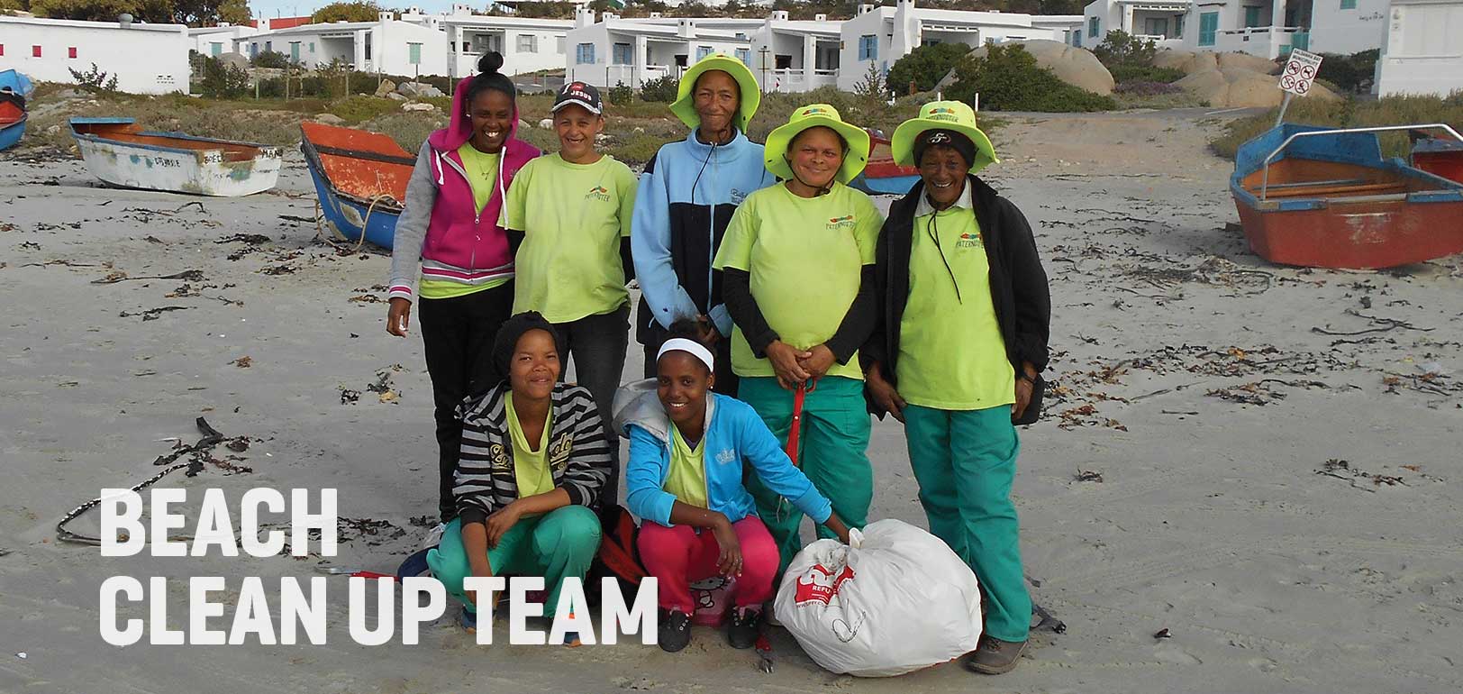 Paternoster Fishery's Beach Cleaning Team